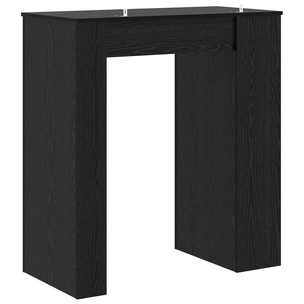 Bar Table 95 x 47 x 103.5 cm Engineered Wood Black Oak