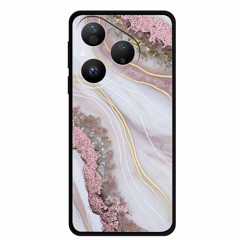 Colorful Case For Huawei Pura 80 Case Cartoon Animal Silicone Black Soft Cover for Huawei Pura 80 Case Protective Bumper Pura80