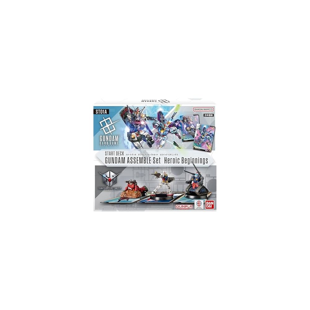 Bandai Gundam Card Game Start Deck Gundam Assemble Set Heroic Beginnings ST01A