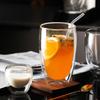 80ml/225ml/320ml Latte Coffee Cup Cocktail Glass Juice Mug Double Wall Glass Cup Heat-resisting Water Bottle Household Glassware