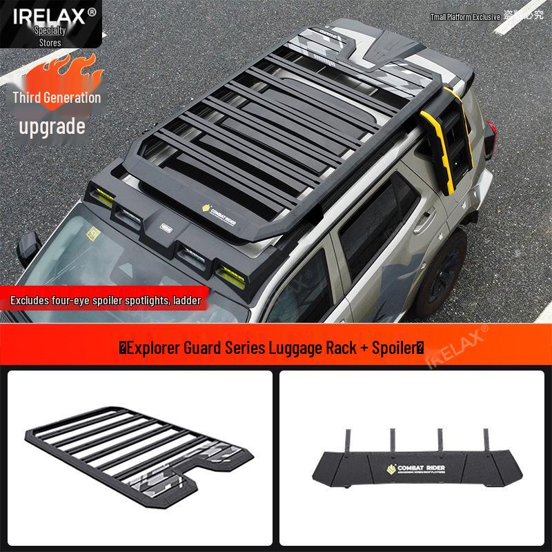 Tank 400 Hi4t Explorer Roof Platform with Side Ladder and Backpack Holder
