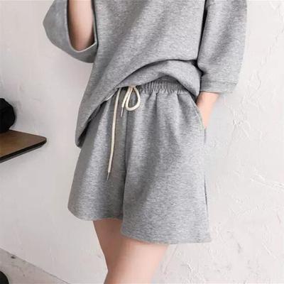 Simple Loose Casual Suit for Women In Summer New Short-sleeved T-shirt for Women In College Style Shorts Two-piece Set