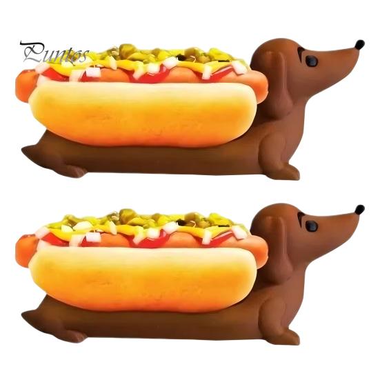 

Поднос для таксы, многоразовый поднос для хот-догов, поднос для блюд в форме таксы, тарелка для еды, поднос для сэндвичей и закусок 2pcs