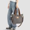 Retro Thickened Multi-pocket Canvas Bag Casual and Simple Hand-held Crossbody Tote Bag