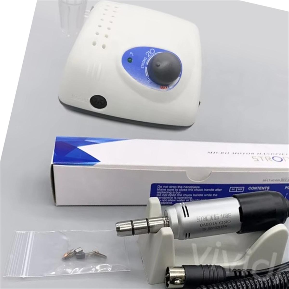 Professional Strong 210 108E E Type Lab Micromotor Handpiece 35000 Rpm 210+108E