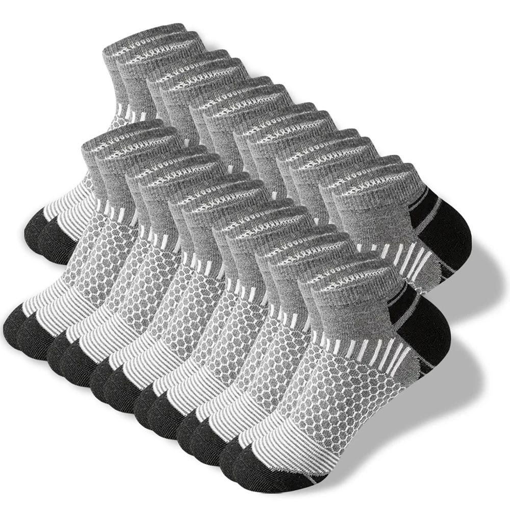 6/12 Pairs Colorful Men's Low Tub Socks Fashion Comfortable Autumn Classic Black Business Sock High-quality Men's Short Socks