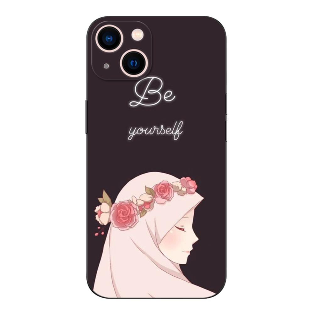 Schwarze TPU-Hülle für Vivo Y30 Y30G Y31 Y53S Y33 Y33S Y33T Y67 Y51 Y51S Y51A 2021 2022 2020 4G 5G Muslimisch Islamisch Gril Queen