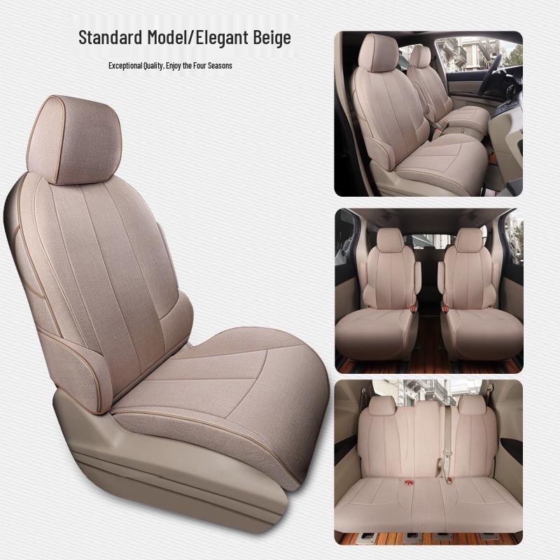 

Универсальный комплект подушек на сиденья автомобиля Buick GL8 из льна и хлопка - Полное покрытие для пяти сидений, дышащий для всех сезонов. Five Seats