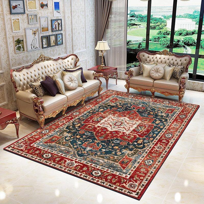 Vintage Persian Style Living Room Carpet Hotel Homestay Corridor Carpet