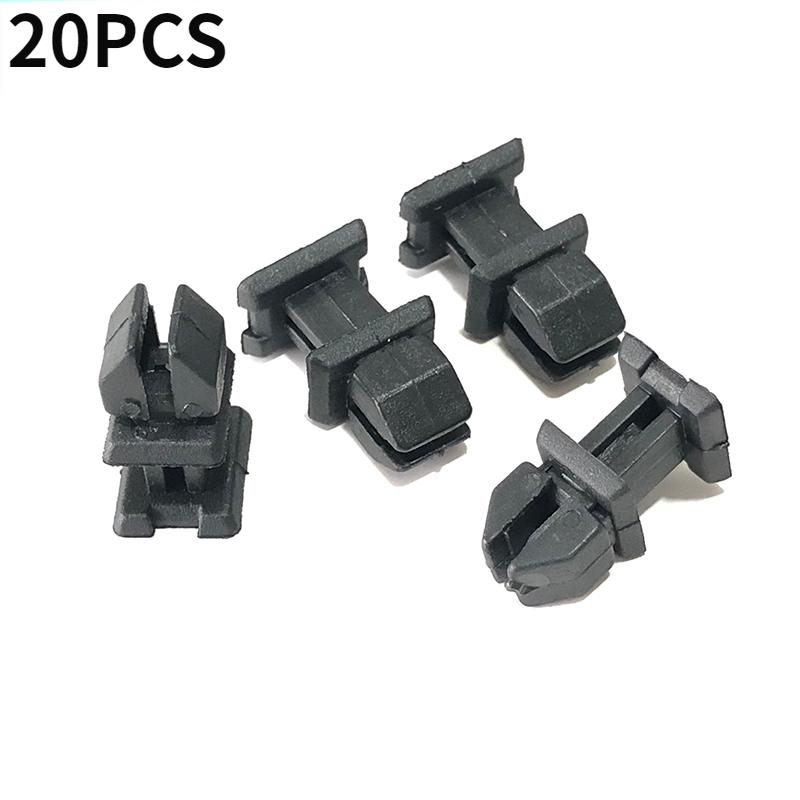 20X Auto Fasteners Boot Trim Clips Strip Cover For Mercedes Benz SLK CLK SL S W220 W140 CLS CLASS Car Plastic Rivets Automobile