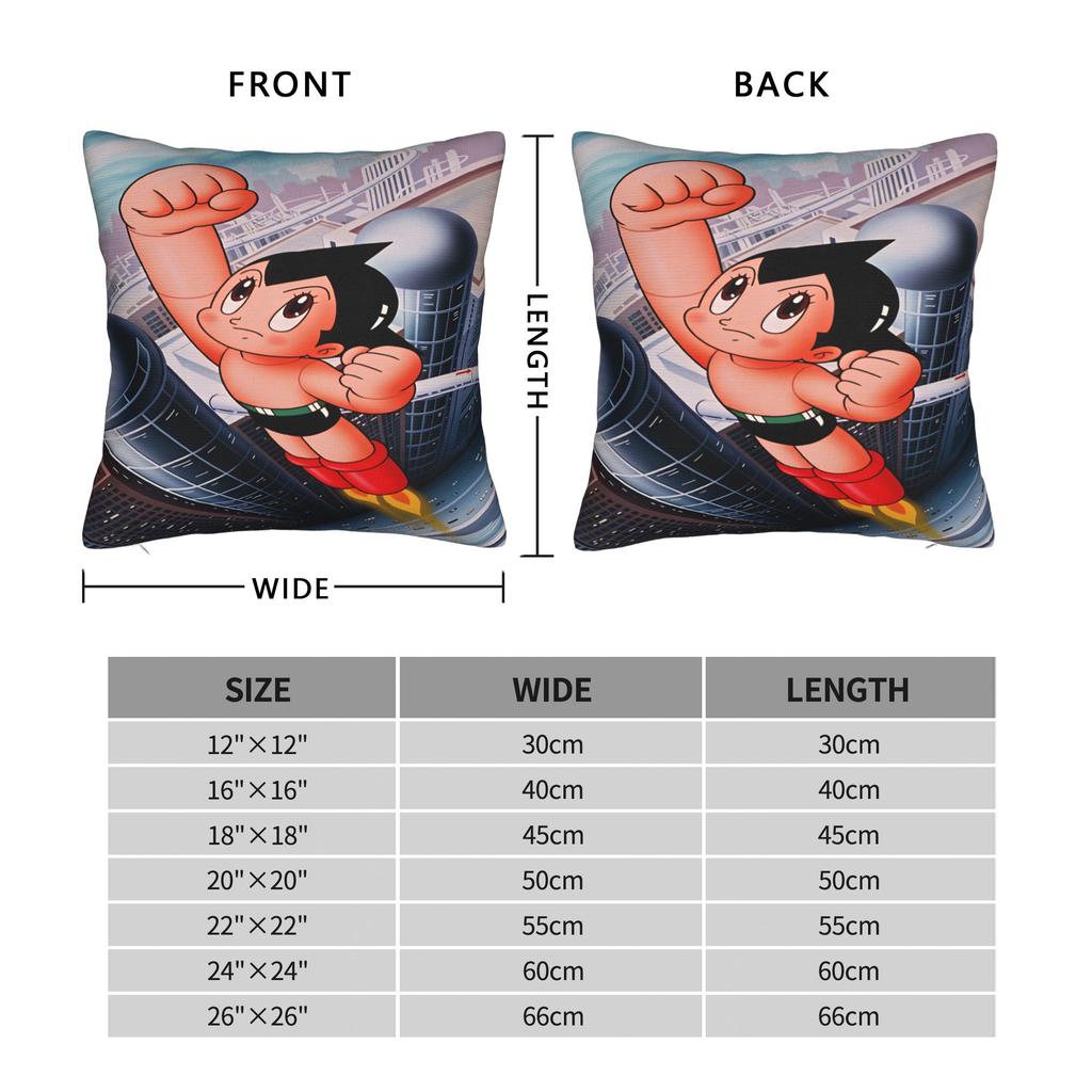 Pillow Cover Astro Cartoon Boy Funny Pillow Case For Sofa Car Home Decor Pillowcases