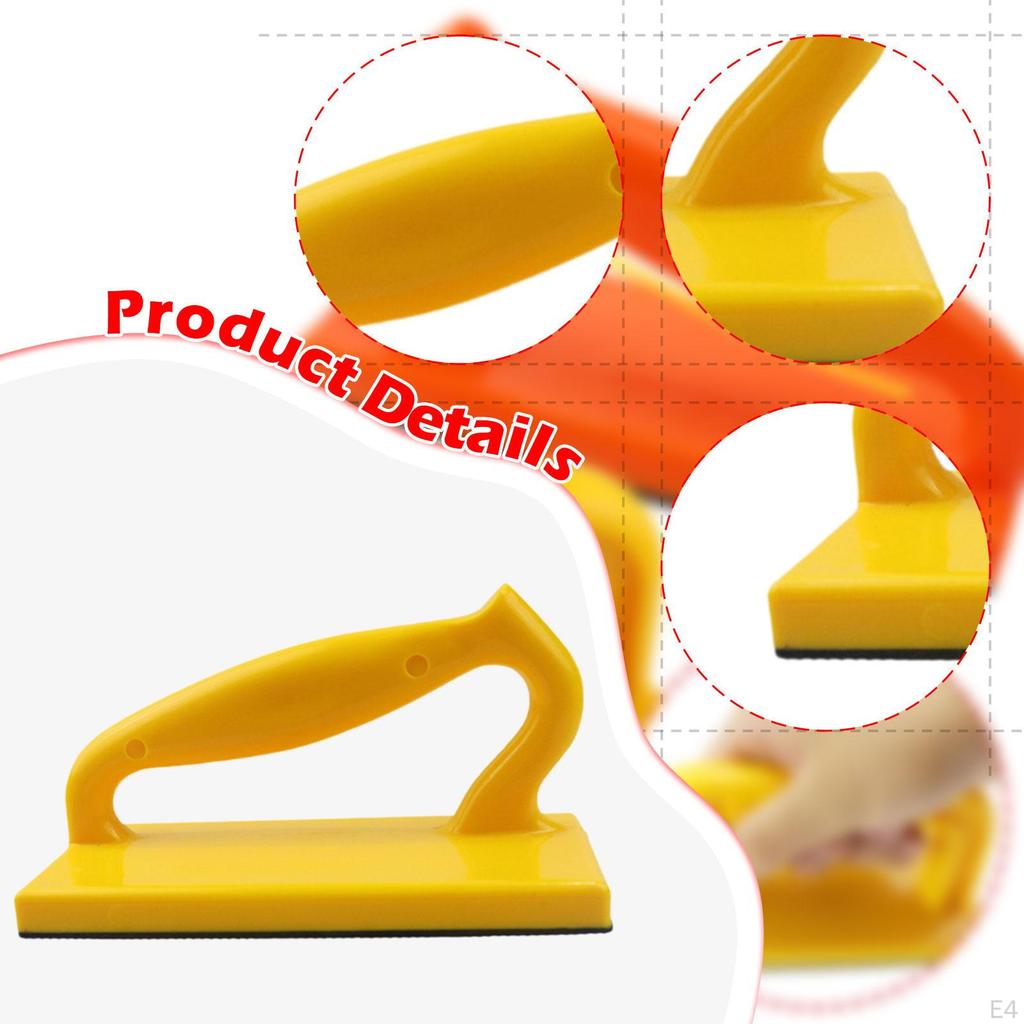 Woodworking Push Block for Router Tables 2mm Rubber Base Balanced Force Design