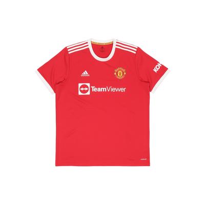 Manchester United Home Fan Edition Sports Short Sleeve Jersey Men Tops Red H31447