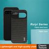 IMAK Ruiyi Series for Google Pixel 9 Pro/Pixel 9 Case Fabric Texture Leather+PC Phone Back Cover