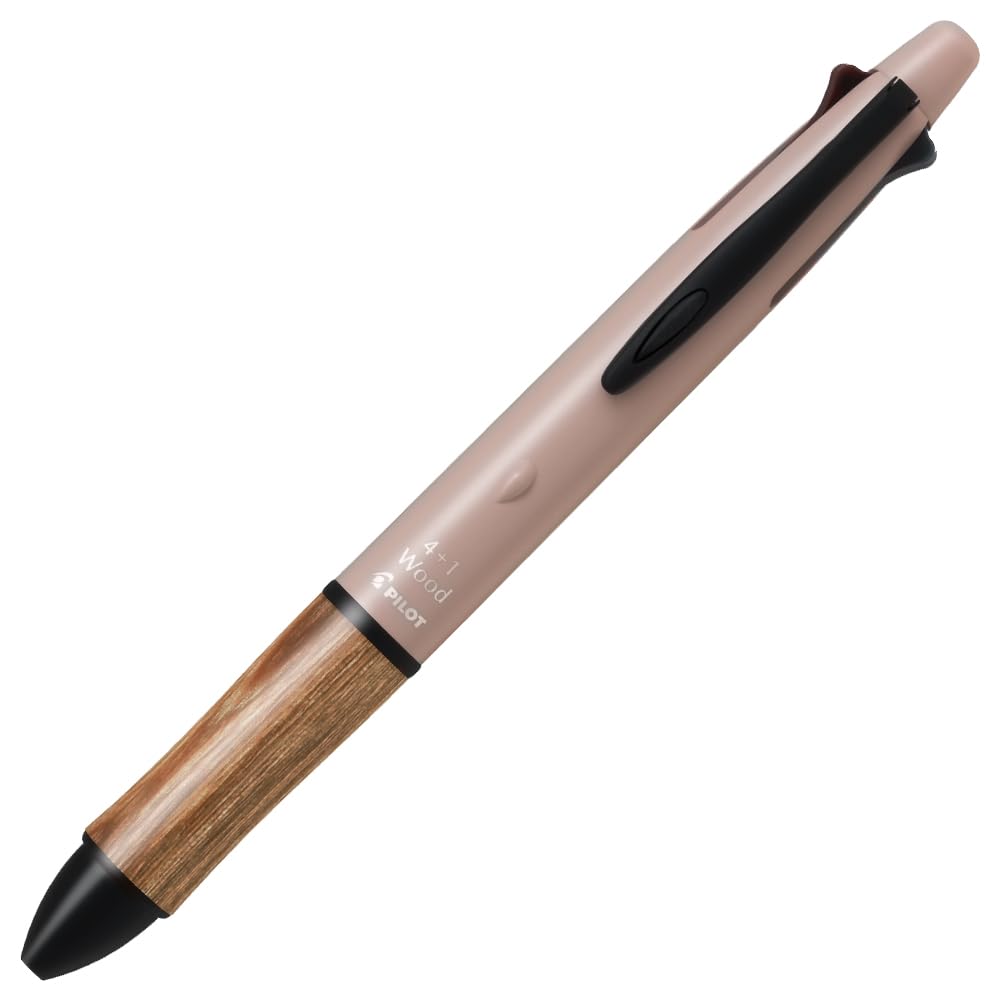 PILOT Writing Instrument Wood 05 OP Orchard Pink BH41FW155OP Multi-Function 4+1