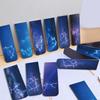 12 Pieces of Magnetic Bookmarks, Space and Starry Sky Bookmarks, Magnetic Folder Tags, Bookmarks, Book Enthusiasts