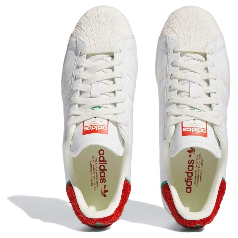 adidas Originals Superstar Moda Comodo Versatile Durevole Scarpe da Skate Basse Uomo Sneakers Bianco GY2547