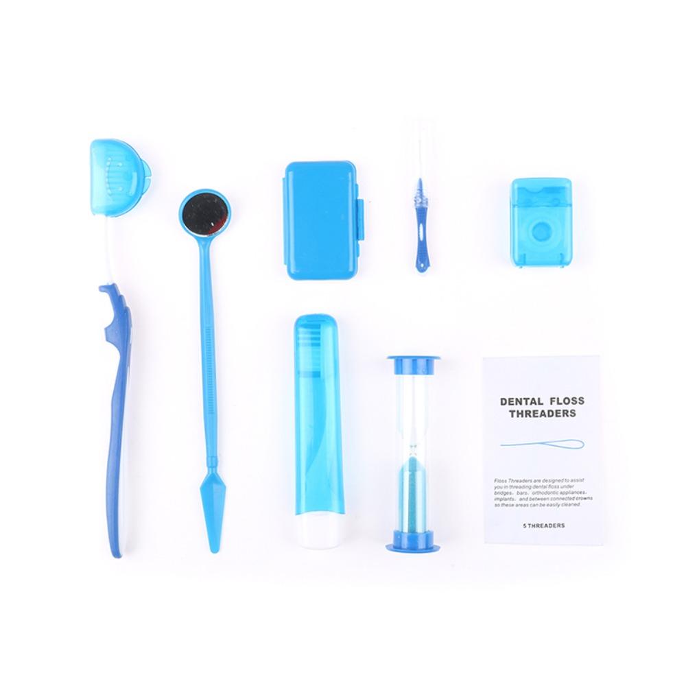 Floss Portable Oral Cleaning Care Soft Toothbrush Dental Teeth Orthodontic Kits Interdental Brush