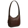 Coach Curve 23 Top Zip Closure Glove Tanned Leather Underarm Tote Shoulder Bag Medium Women Bags Brass Maple-Brown CAF11-B4MPL