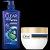 Men Sport Anti-Dandruff Shampoo & Dove Intensive Repair Hair Mask Set