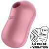 Clitoral Stimulator - Satisfyer - Cotton Candy - Rechargeable - Silicone - IPX7 Waterproof