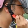 Motorcycle Helmet Chin Strap Locking Buckle Bicycle Helmet Buckle Quick Sewing Clip Motorcycle Chin Strap Parts Elastic Clip