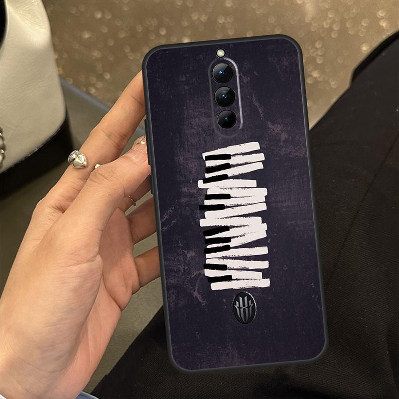 Minimalist Music Lover Case For ZTE Nubia RedMagic 6 7 6S 7S Pro 5G 6R RedMagic 10 Air 9 8 8S 9S 10S Pro Plus Cover