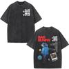 Bad Bunny Album Tshirt Washed Oversized Debi Tirar Mas Fotos DTMF Graphic Streetwear Tshirt Men Women Vintage Hip Hop Clothing