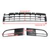 Front Bumper Lower Grille + Fog Light Grill Fit VW Beetle 2012-2016 W/ Chrome