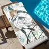 W-Witch Anime Hut A-Atelier Handtuch Groß Schnelltrocknend Mikrofaser Weich Strandhandtuch für Reise Fitness Sauna Baden Camping