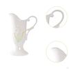 Ceramic Pitcher Vase with Handle Table Centerpiece Home Decor Milk Jug for Office Coffee