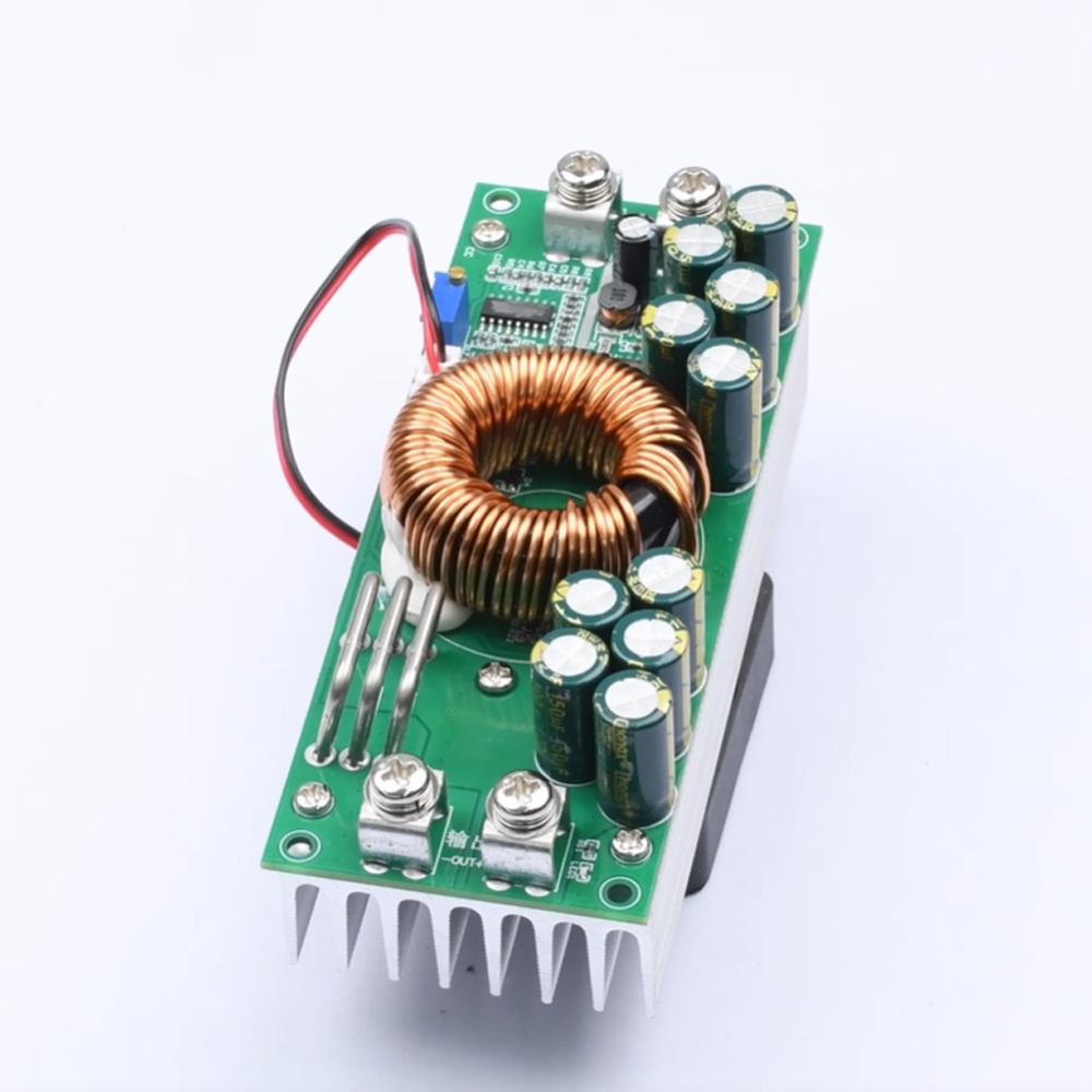 1200W 1500W Synchronous Rectification High-Power Buck Module DC15-90V to 2.5-72V Constant Voltage Adjustable Power Module