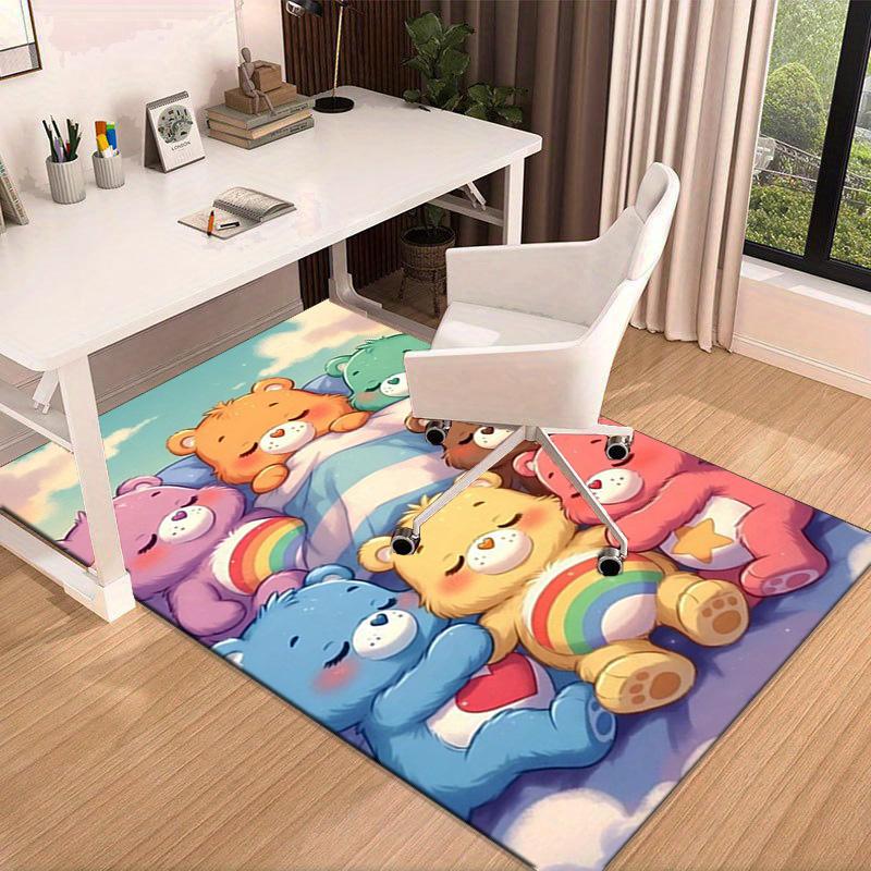 Rainbow Bears  Carpet, Chair Rug,Rug for Office Bedroom living rooms, Doormat decor Fan Gift Christmas Gift