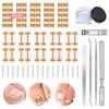 1 Set Adhesive Toenail Patches Ingrown Toe Nail Correction Stickers Foot Corrector Pedicure Healthcare Tools Toe Treatment Pads