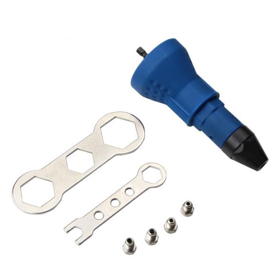 Electric Rivet Drill Adapter Cordless Drill Hand Tool Easy to Operate Compact Portable Cordless Riveting Tool Insert Nut Adapter