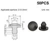 50Pcs Silicone Stopper Rubber Stopper For Caravan Camper Heatproof Spacers, Non-Slip Lid Lifters To Prevent Scratches & Spills