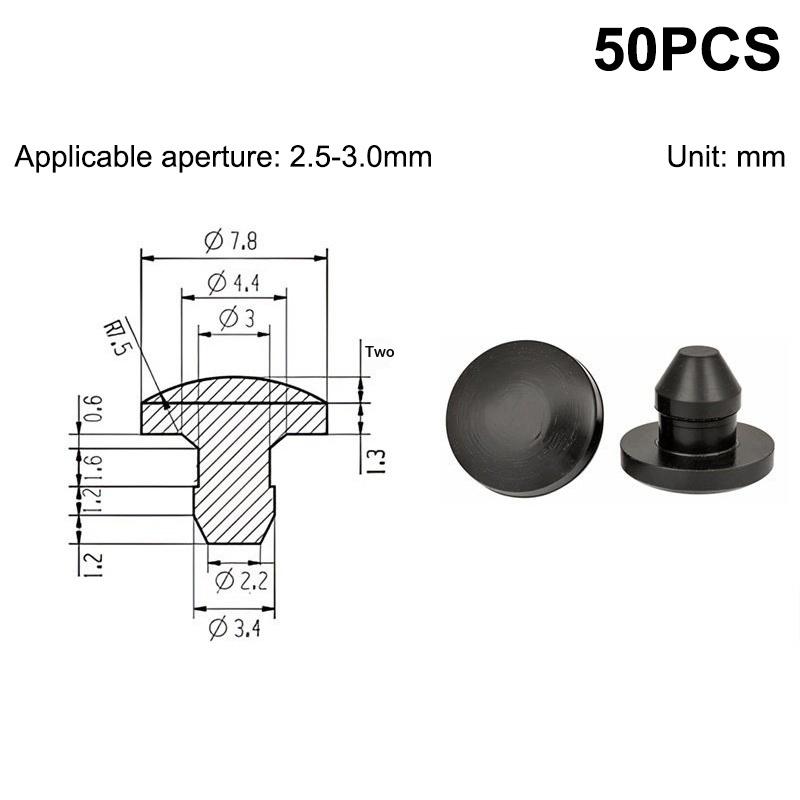 50Pcs Silicone Stopper Rubber Stopper For Caravan Camper Heatproof Spacers, Non-Slip Lid Lifters To Prevent Scratches & Spills