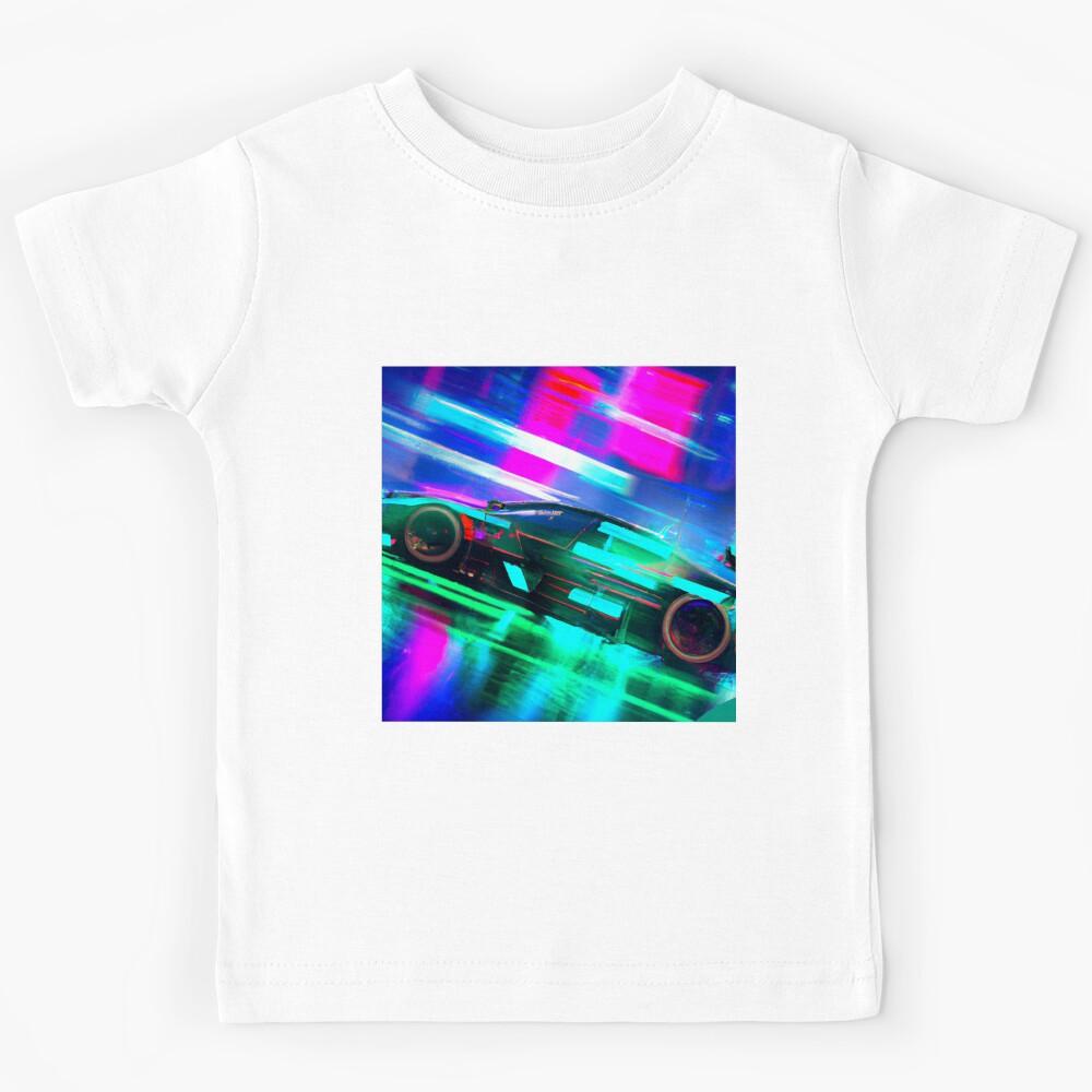 Racing Car Art Kids T-Shirt 130