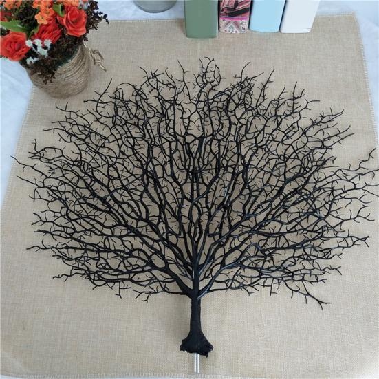 Künstlicher Korallenast 16,5" Simulation Meereskorallenast Falsche Aquarienverzierung für Fischtank Landschaft Hochzeit Heimdekoration