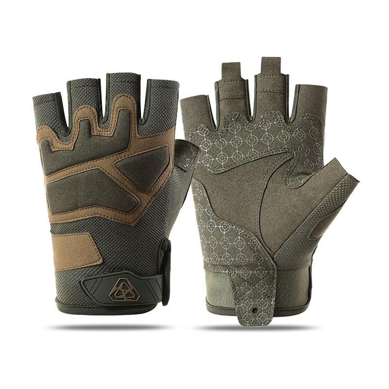 

New Riding Gloves Men Tactical Half Finger Outdoor Mountaineering Protection Wear-resistant Full Finger Fitness Training Guants XL
