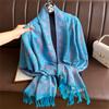 Bohemian Autumn Paisley Cashmere Shawl for Women Jacquard Pashmina Warm Winter Scarves Print Design Lady Foulard Stoles Scarf