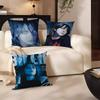 B-Billie Eilish Anime Stil Kissenbezug 45X45cm Sofa Bett Kissenhülle Für Schlafzimmer Auto Büro Sofa Mode Perfektes Fan Geschenk