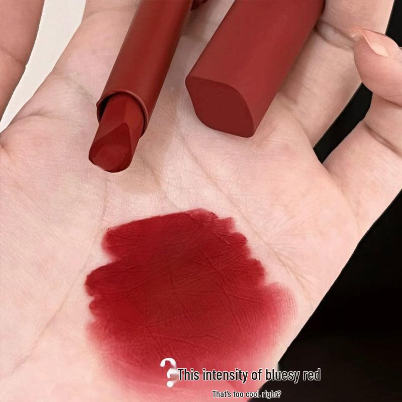 Fermentierter Reiswein: Trendiger C-Position Bomb Field Rose Retro Lippen-Mud - Super heißer matter Lippenstift für Studenten.
