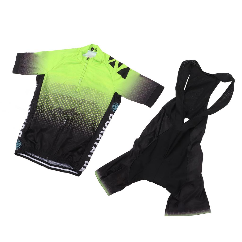 Completo da ciclismo Salopette Set M Rete traspirante Poliestere Asciugatura rapida Abbigliamento da ciclismo confortevole per