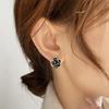 2023 Trendy S925 Sterling Silver Camellia Stud Earrings – High-End Fashion
