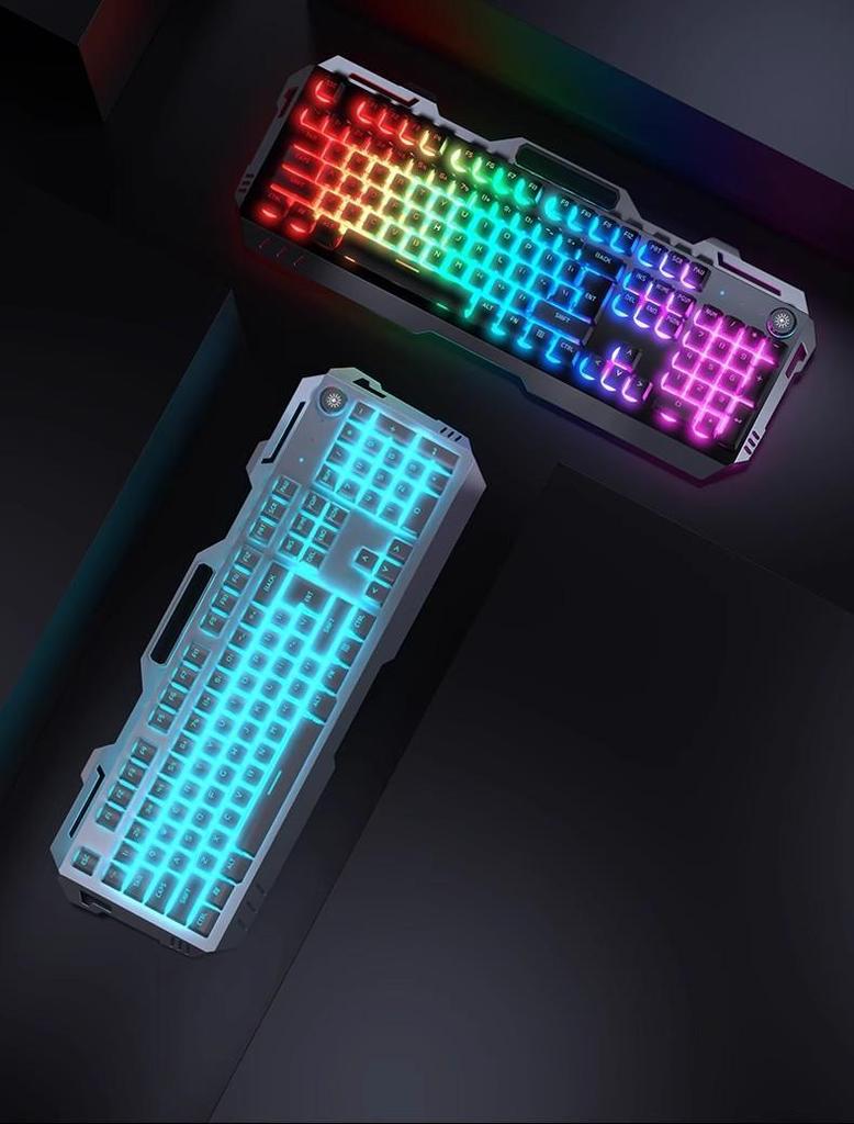 Mechanical Feel K2 Wired Keyboard and Mouse Set for Esports, Office, and Gaming.