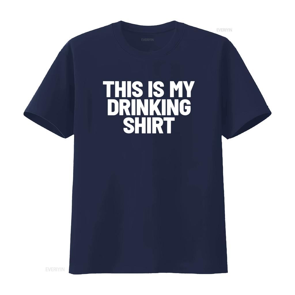 This Is My Drinking T Shirt Funny Drunk Meme vintage Washed designer clothes Casual Unisex Versatile fashion Stretched Soft