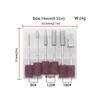 6pcs/set Diamond Sand Nail Files Drill Cuticle Polishing Bit Nail Grinding Head Electric Manicure Set for Removing Acrylic