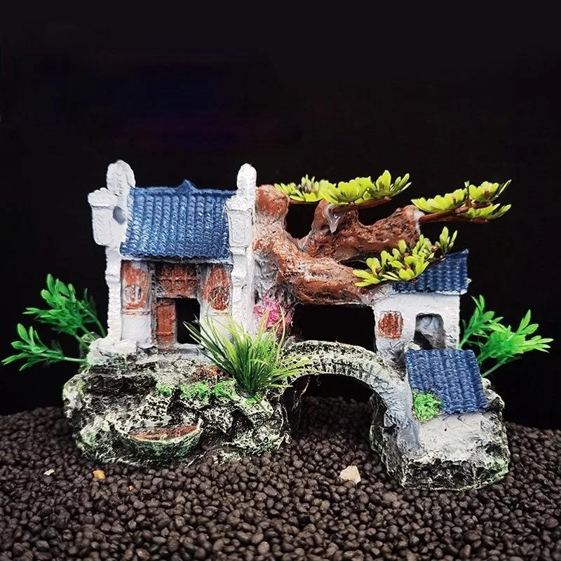 1PC Small Fish Tank Accessories Aquarium Decoration Ornament Fish Tank Aquascaping Decorations
