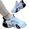 Unisex Chunky Sneakers Men Women - Retro Casual Walking Shoes With Breathable PU Upper Lightweight Sole